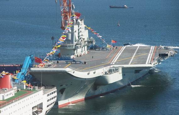 資料圖：中國航母遼寧艦。