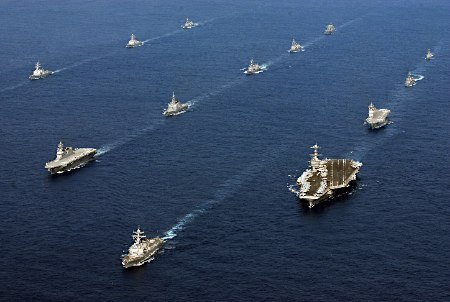 11月5日至16日，美日“銳劍”聯(lián)合軍事演習(xí)在九州和沖繩等地實(shí)施。