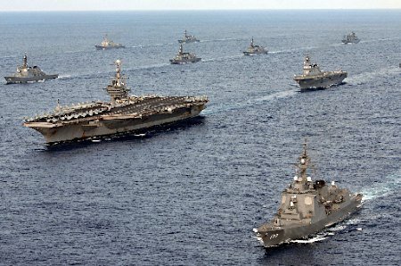 演習(xí)假設(shè)日本和亞洲地區(qū)發(fā)生軍事沖突的情況下，日美兩國(guó)海軍如何協(xié)同作戰(zhàn)。