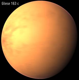 “超級(jí)地球”行星Gliese 163c，可能孕育微生命