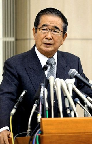 資料圖：日本前東京都知事、維新會(huì)共同代表石原慎太郎。