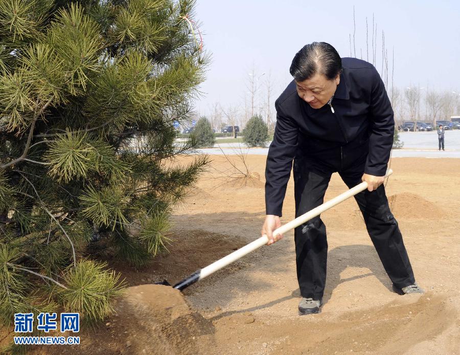 （XHDW）（4）黨和國家領(lǐng)導人參加首都義務植樹活動